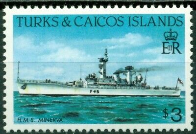 Turks & Caicos Islands Scott #591 MNH HMS Minerva $3 CV$8+