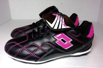 Lotto Soccer Cleats Black/Pink