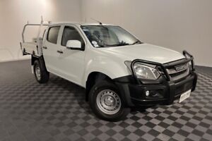 2017 Isuzu D-MAX MY17 SX Crew Cab 4x2 High Ride White 6 Speed Sports Automatic Cab Chassis Acacia Ridge Brisbane South West Preview