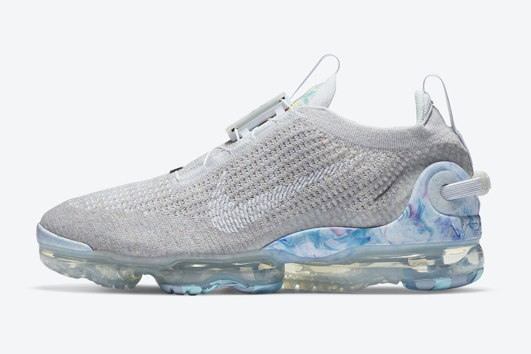 

Мужские кроссовки Nike Air Vapormax 2020 Flyknit FK Summit White Blue Grey CJ6740-100 sz 9, Белый, Nike Air Vapormax 2020 Flyknit