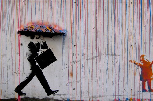 BANKSY Wall and Piece ポスター B3 Wall and Piece: Banksy: 9781844137879: Amazon.com: Books