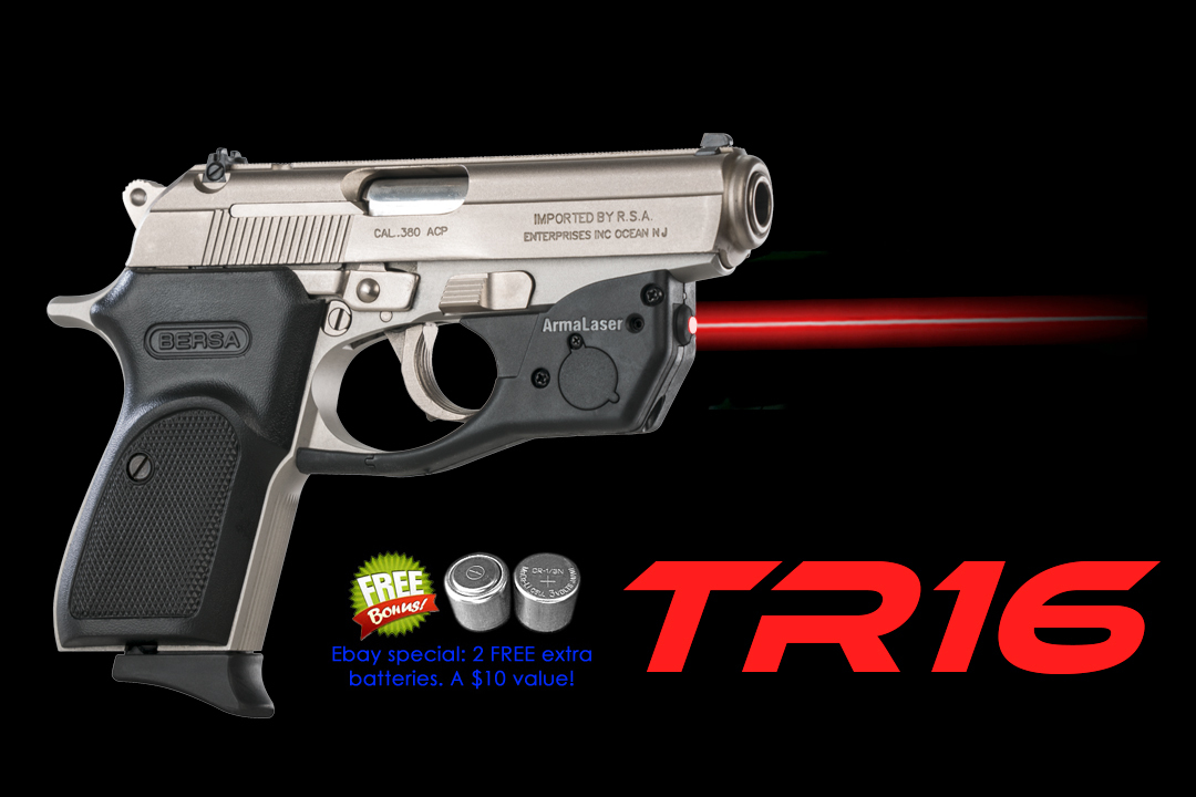 Arma Laser TR16 Red Sight Bersa Thunder .380 Firestorm CC