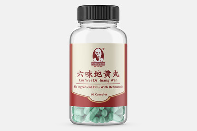 Liu Wei Di Huang Wan - 六味地黄丸 - 胶囊 - Six Ingredient Pills With Rehmannia 60 pills