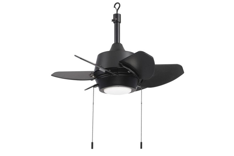 Outdoor Gazebo Small 24"in LED Ceiling Fan with Light for Patio,Porch, Indoors