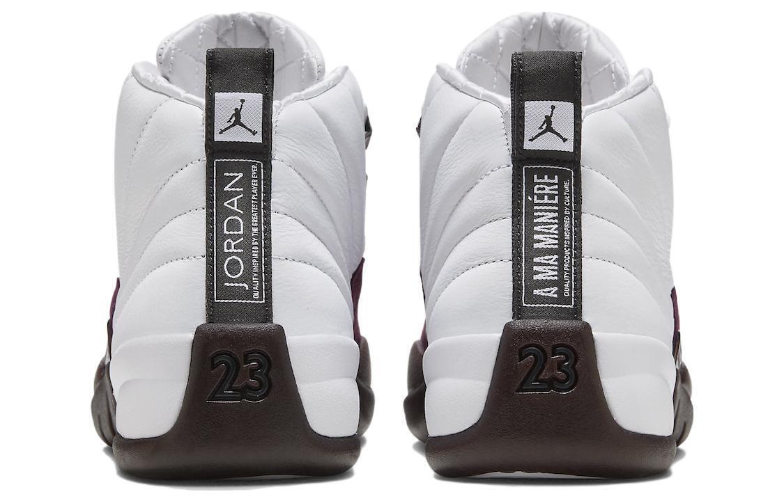 Pre-owned Jordan 12 Retro Sp X A Ma Maniere Mid White W - Dv6989-100 Women's Shoes