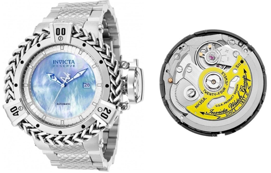 Pre-owned Invicta Reserve Herc Automatic Men's Watch 54mm, Steel 36311