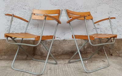 Deck Chair Garden Seat Folding 60er Classic Car Camping DDR Vintage Retro 1 2b