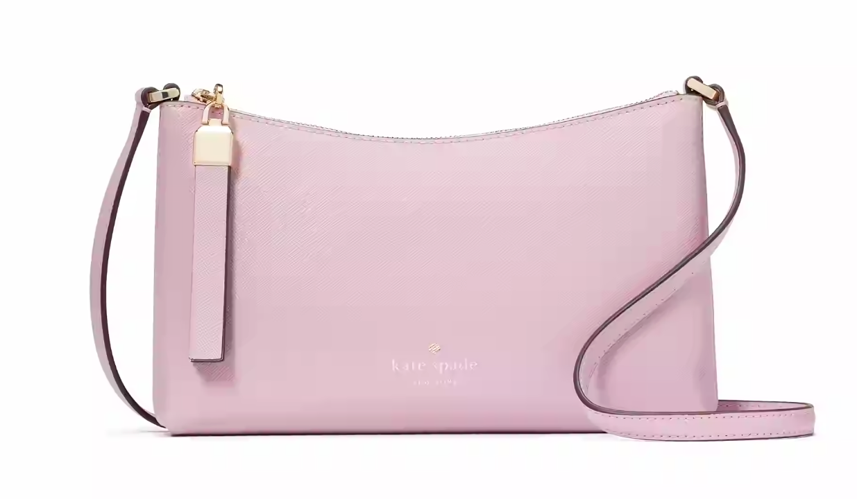 New Kate Spade Sadie Crossbody Saffiano Leather Quartz Pink