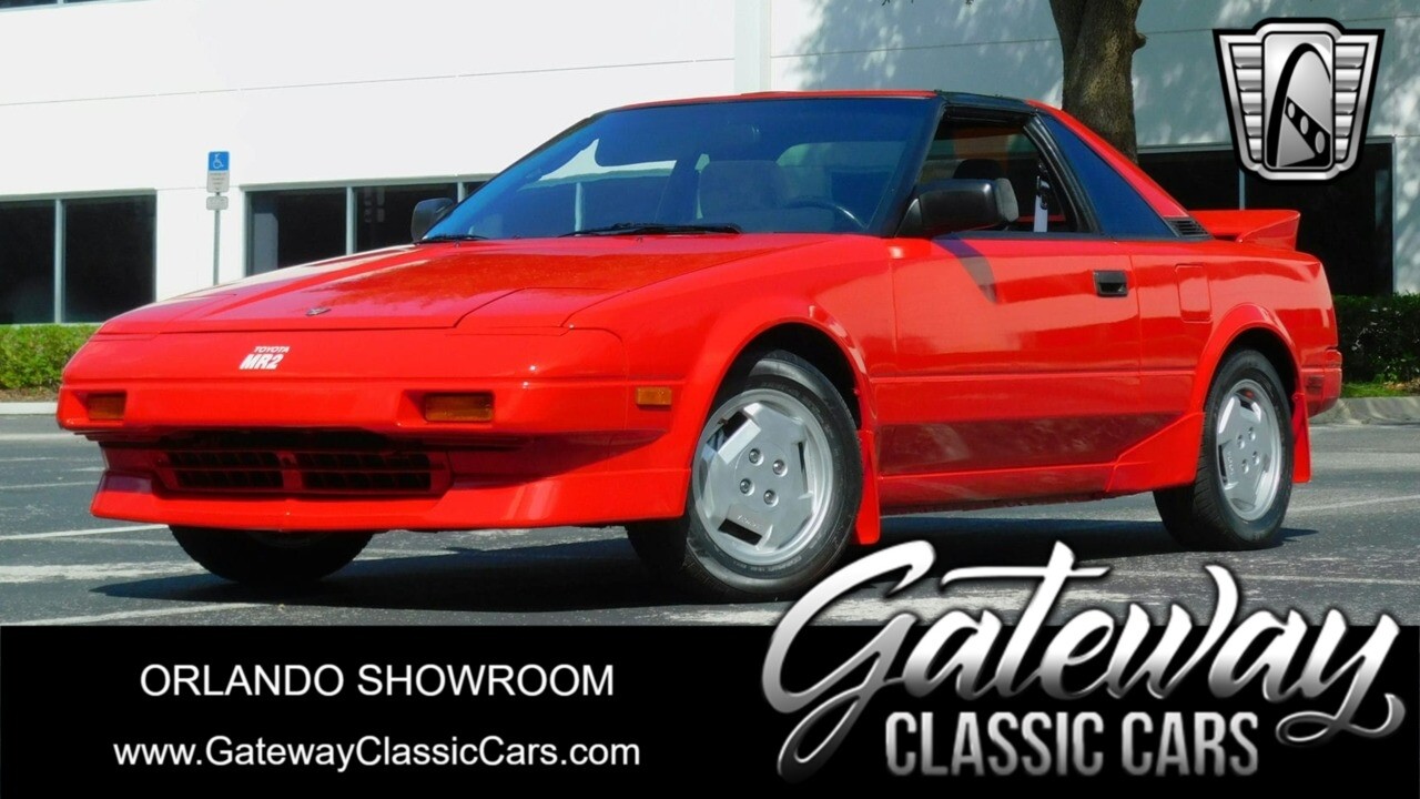 Red 1987 Toyota MR2  1.6L 4 Cylinder 5-Speed Manual Available Now!