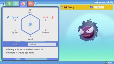 Pokemon Brilliant Diamond Shining Pearl BDSP - Shiny 6IV Gastly