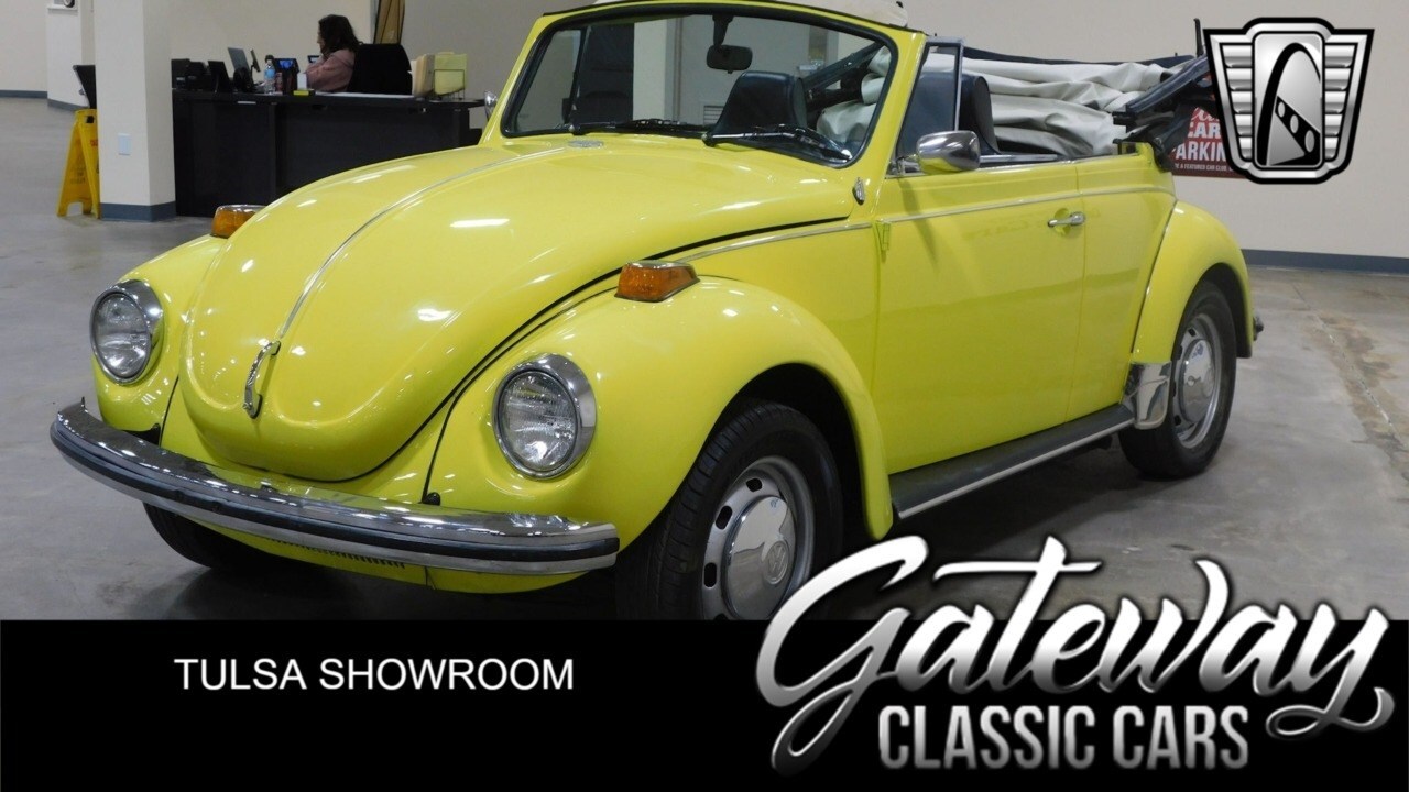 Yellow 1971 Volkswagen Beetle  Flat Four 4 Speed Manual Available Now!