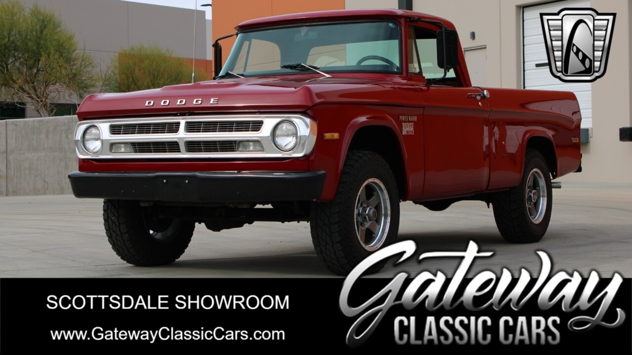 Burgundy 1971 Dodge Power Wagon 100  318 CID V8 4 Speed Manual Available Now!