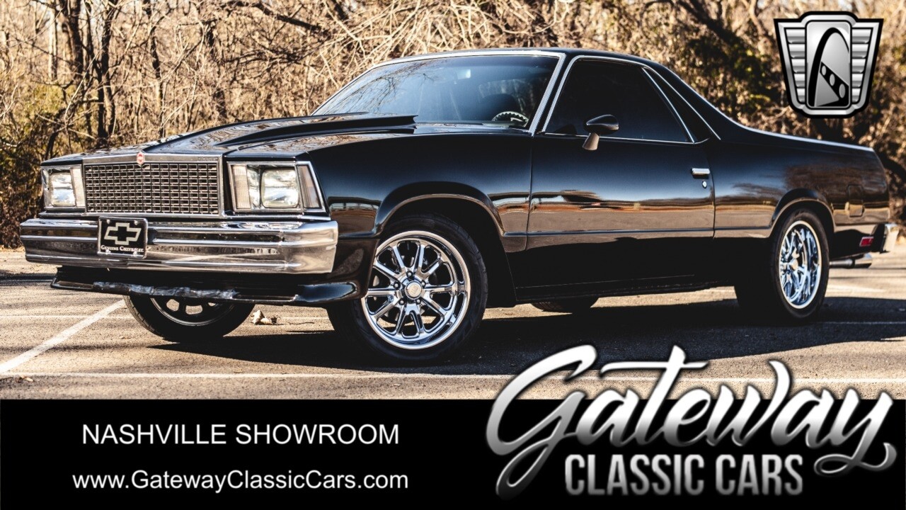 Black 1978 Chevrolet El Camino  V8 Automatic Available Now!