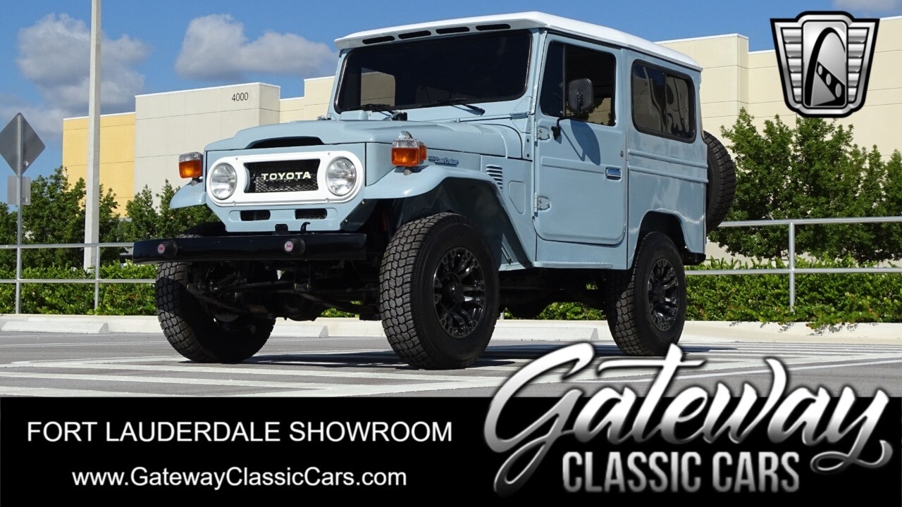 Blue 1976 Toyota Land Cruiser  I6 4-speed Manual Available Now!