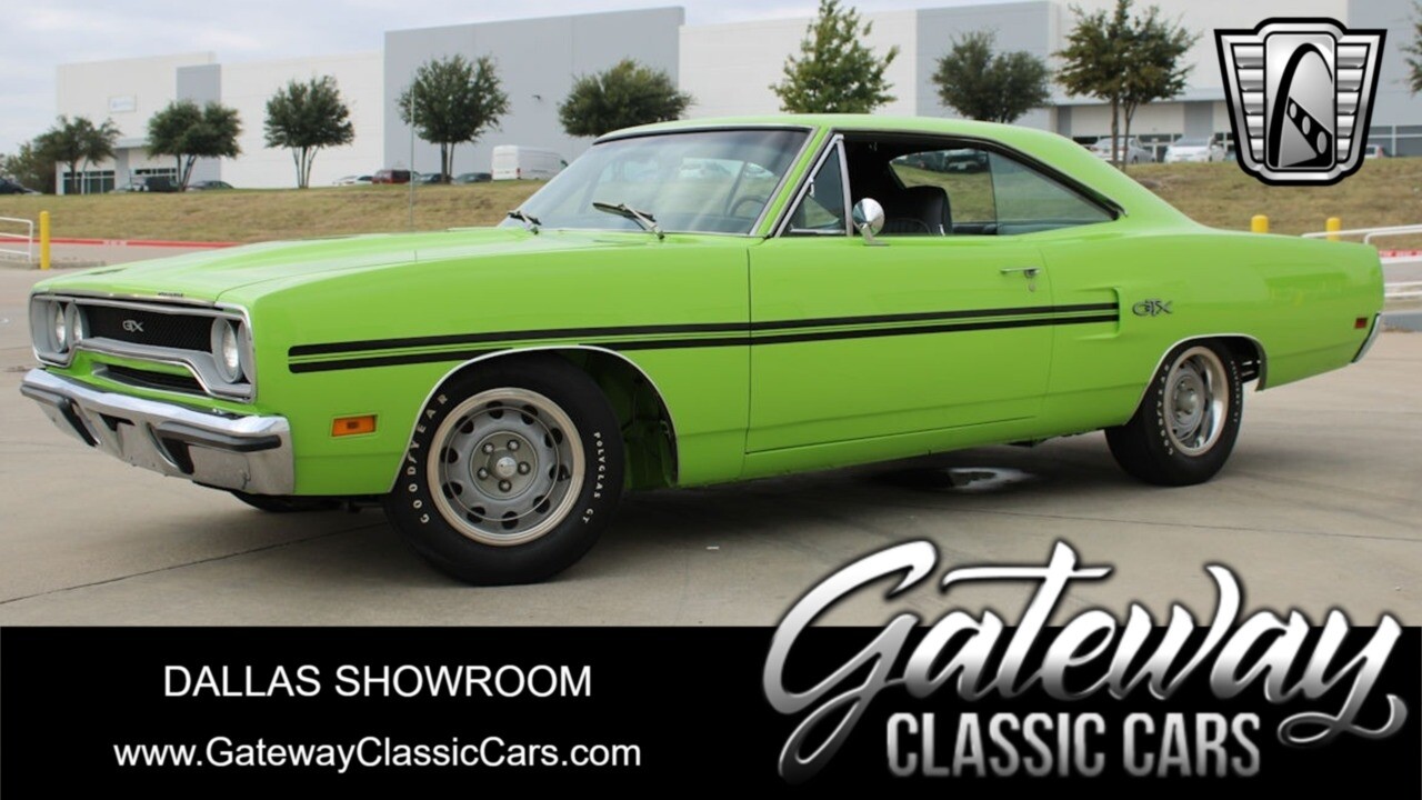 Limelight Green 1970 Plymouth GTX  440 CID V8 727 Torqueflite 3-Speed Automatic