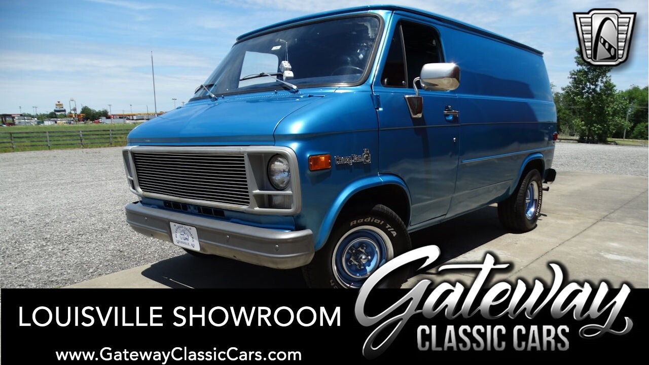 Blue 1979 Chevrolet G10 Truck 250ci Inline 6 3 Speed Manual Available