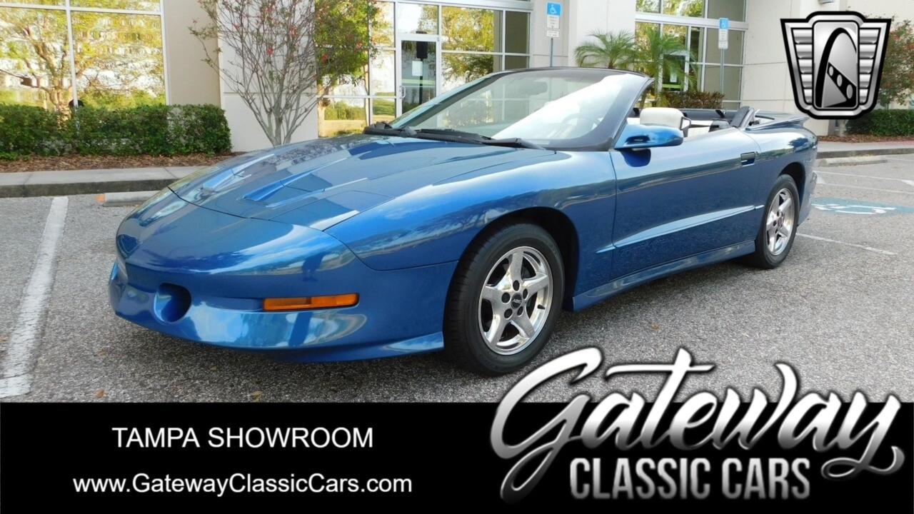 Bright Blue Metallic 1997 Pontiac Firebird Trans-Am  5.7 ltr V8 6 Speed Manual A