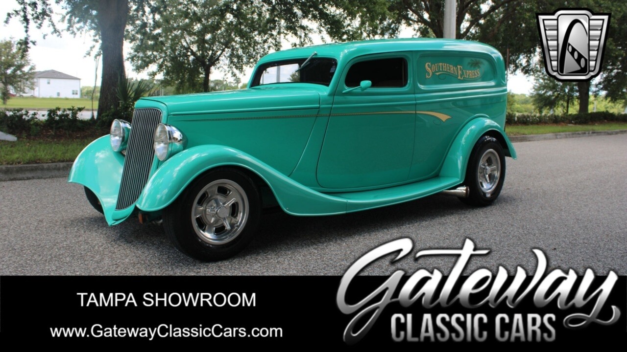 Teal 1934 Ford Street Rod  Supercharged 351 CI V8 C4 Automatic Available Now!