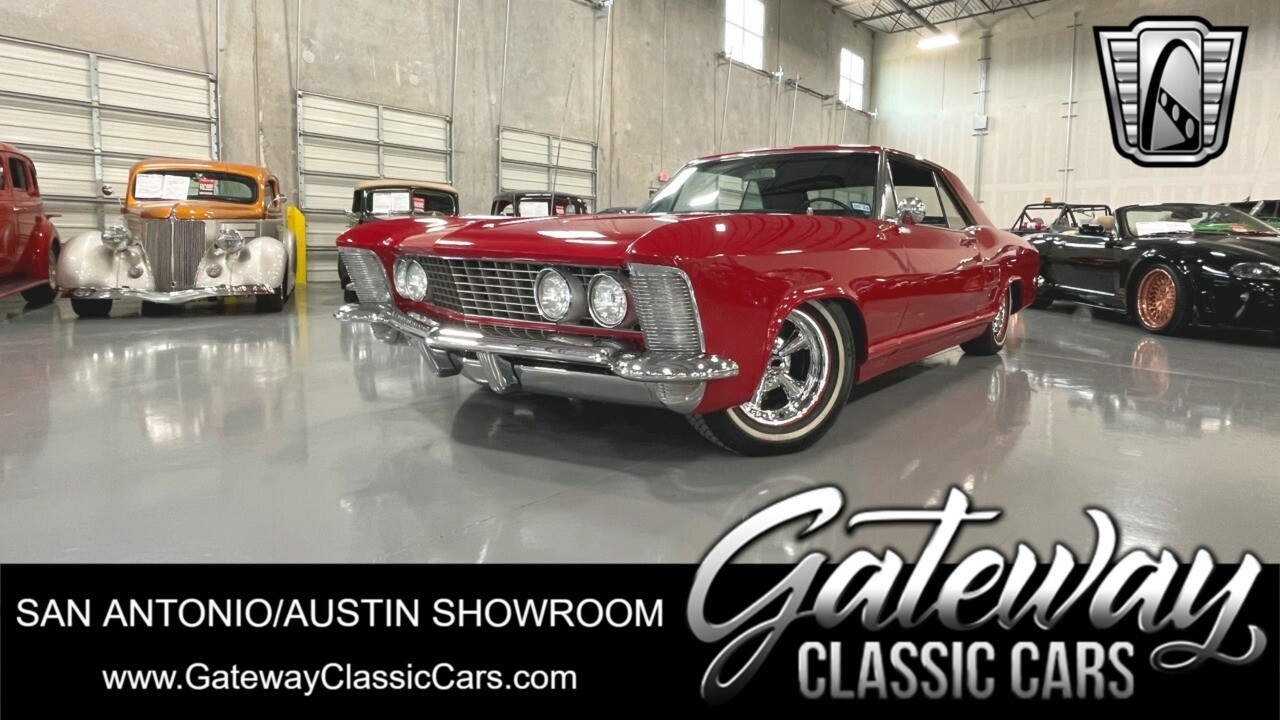 Red 1963 Buick Riviera  401 Nailhead V8  2 Speed Automatic Available Now!