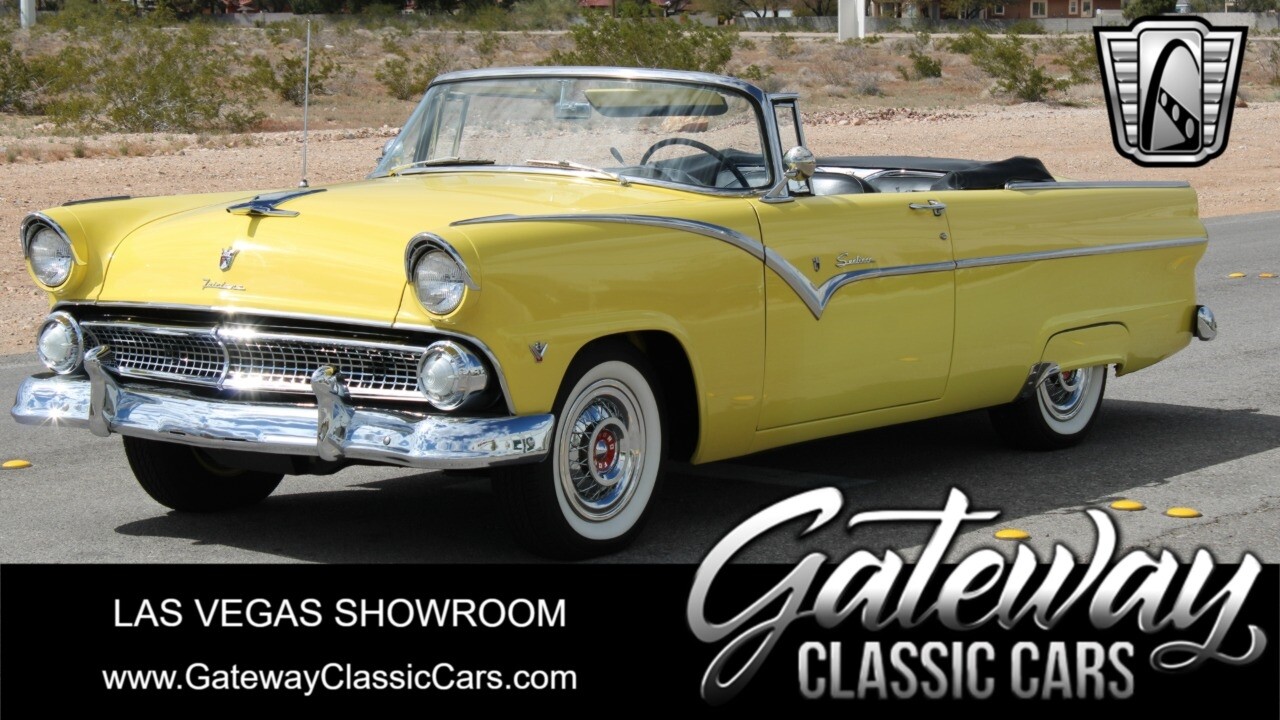 Yellow 1955 Ford Fairlane  272 cui V8 Automatic Available Now!