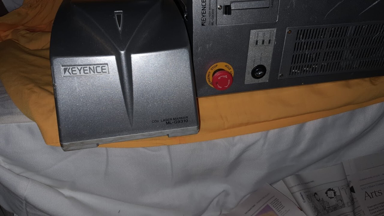 Keyence ML-G9310 CO2 High Speed Laser Marker Head With ML Keyence ML-G9310 CO2 High Speed Laser Marker Head With ML