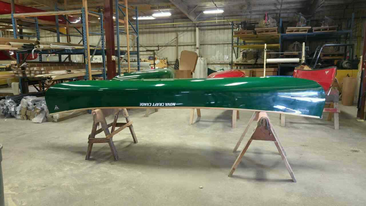 NOVA CRAFT PROSPECTOR 15 CANOE TUFF STUFF COMPOSITE W/ ASH TRIM CANADA MADE