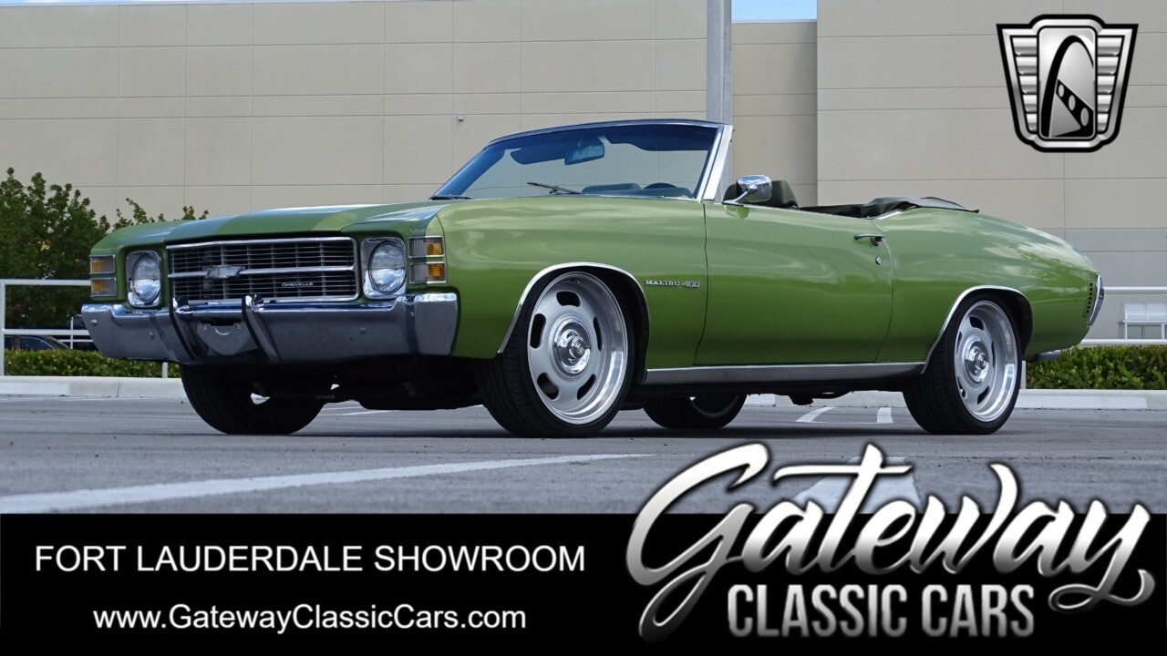 Green 1971 Chevrolet Chevelle  400 CID Big Block V8 Automatic Available Now!