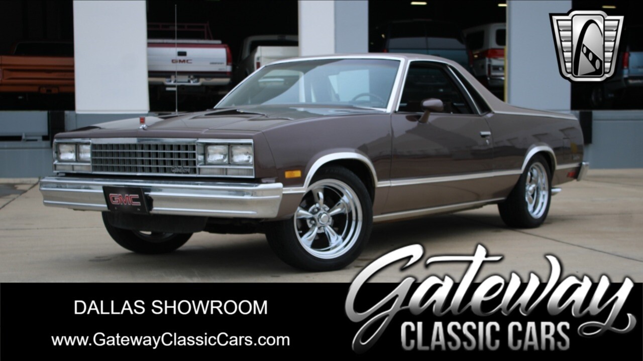 Brown 1984 GMC Caballero  305 CID V8 3 Speed Automatic Available Now!