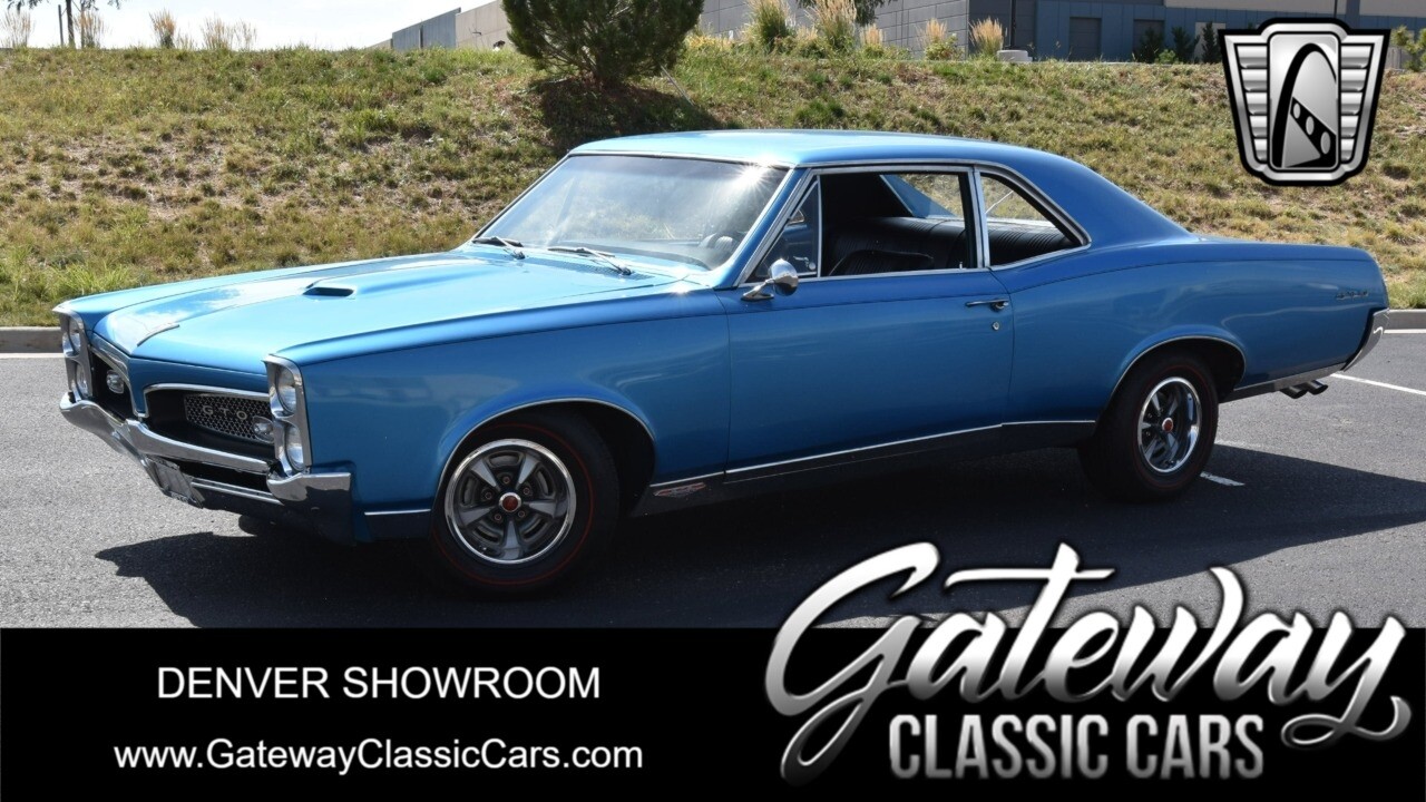 Blue 1967 Pontiac GTO  400 Hurst 4 Speed Available Now!