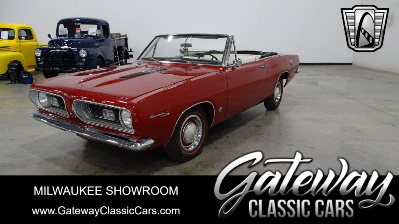 Red 1967 Plymouth Barracuda  V8 Manual Available Now!