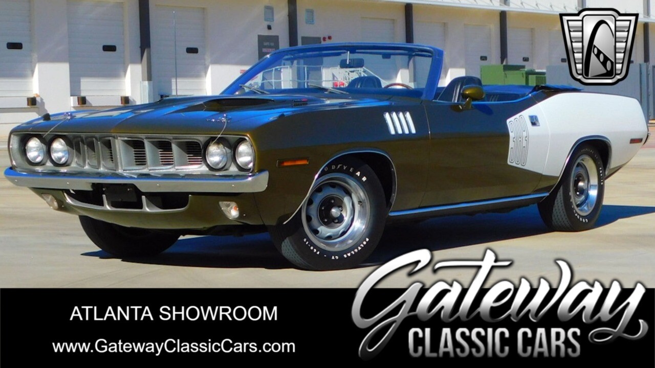 Tawny Gold 1971 Plymouth Barracuda  V8 Automatic Available Now!