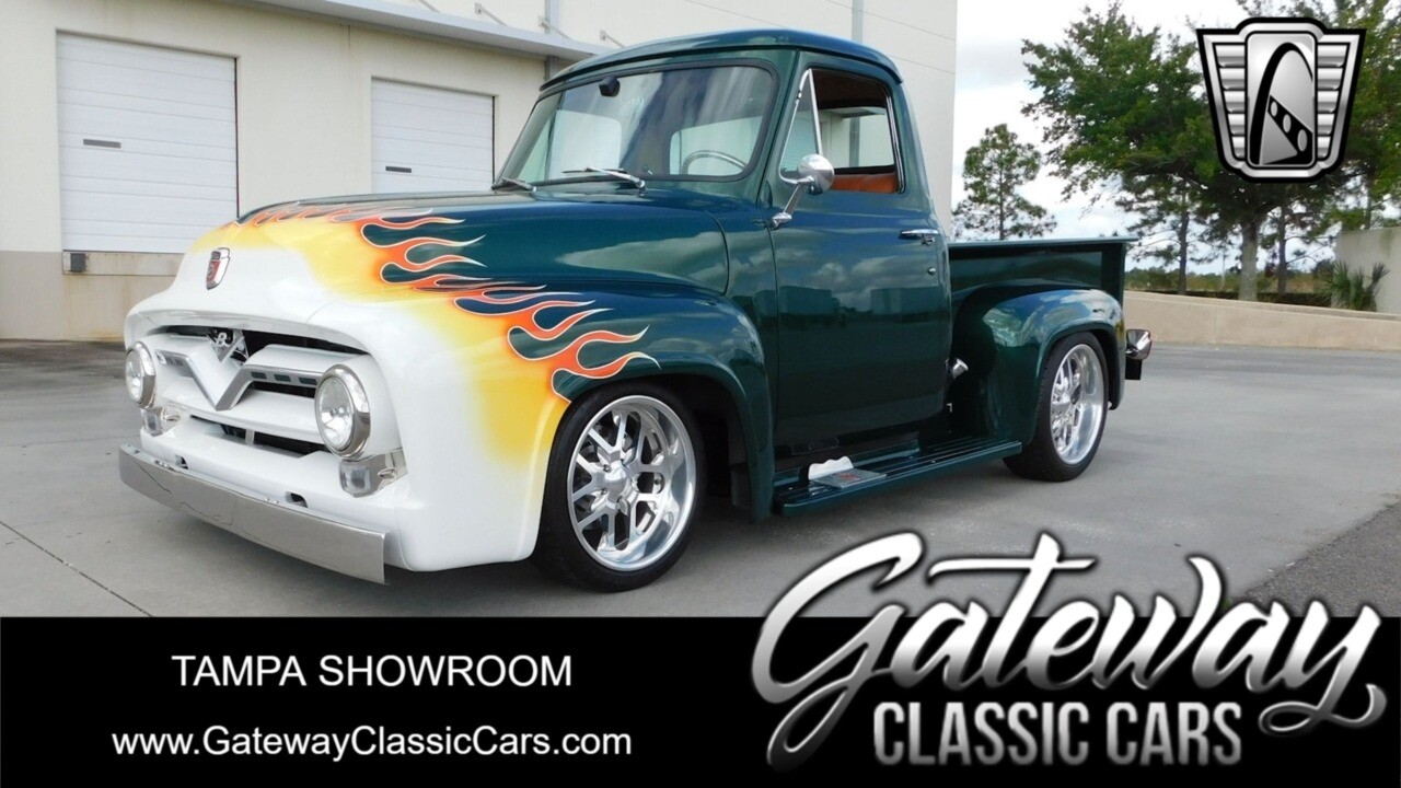 Candy Green 1955 Ford F100 302ci V8 Automatic Available Now! Used