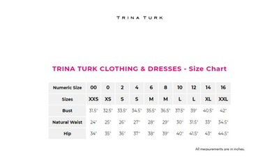 Pre-owned Trina Turk Rhapsodic Dress In Black - Size S