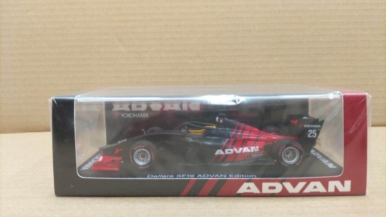 1/43 Spark Dallara SF19 Advan Edition #25 Black Red w/ Box