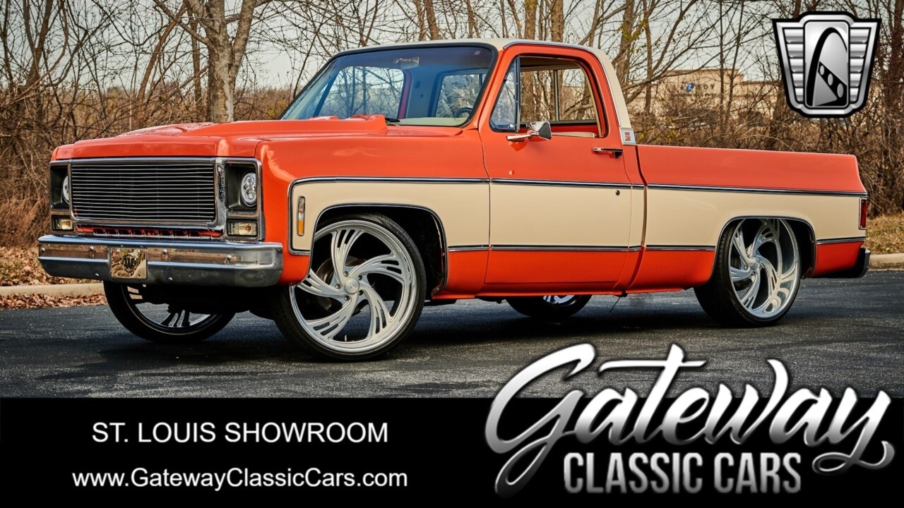 Orange 1977 GMC C1500  5.3L LS V8 Automatic Available Now!