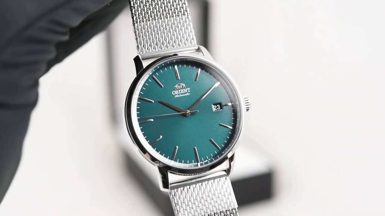 Pre-owned Orient Maestro Automatic Watch Green Dial Basic Date Ac0e06e Made In Japan