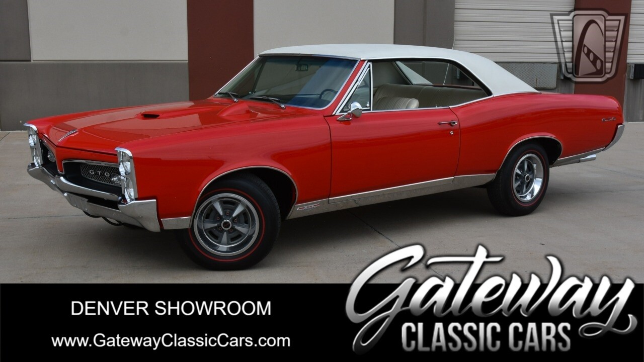 Red 1967 Pontiac GTO  400  V8 TH400 Automatic Available Now!