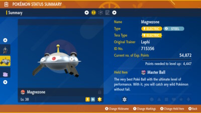 Pokedex #201-400 Nicht Glänzend 6IV Anhänger Pokédex Pokemon Scarlet Violett Sv