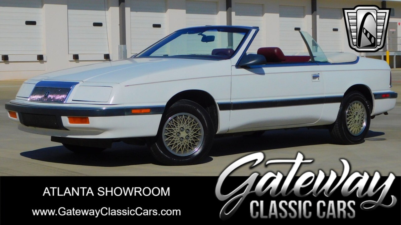 White 1989 Chrysler Lebaron  4 Cylinder Automatic Available Now!