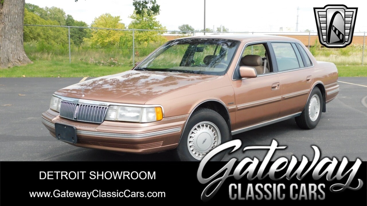 Copper 1992 Lincoln Continental  3.8 Liter  V6 Automatic Available Now!