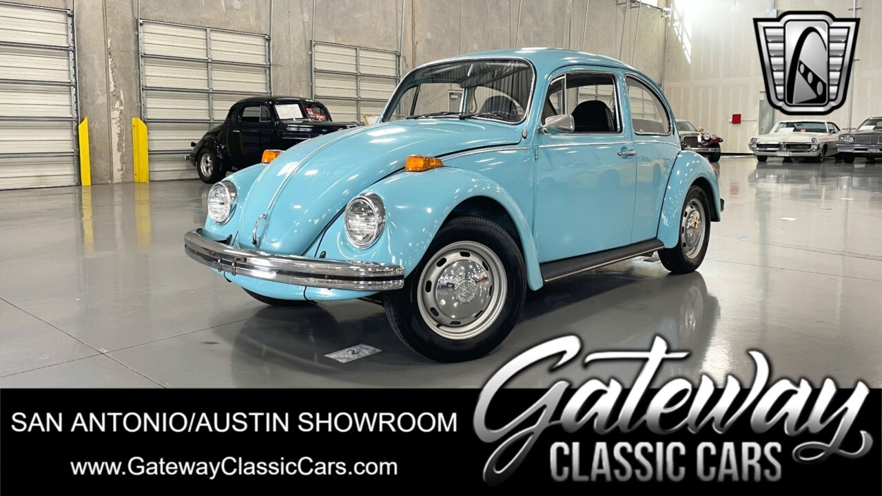 Blue 1973 Volkswagen Beetle  Flat 4  4 Speed Manual Available Now!