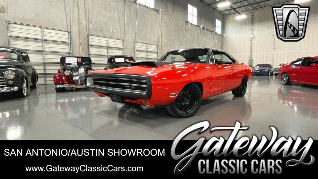 Red/Black 1970 Dodge Charger  440 CID V8 Tremec TKX 5 Speed Manual Available Now