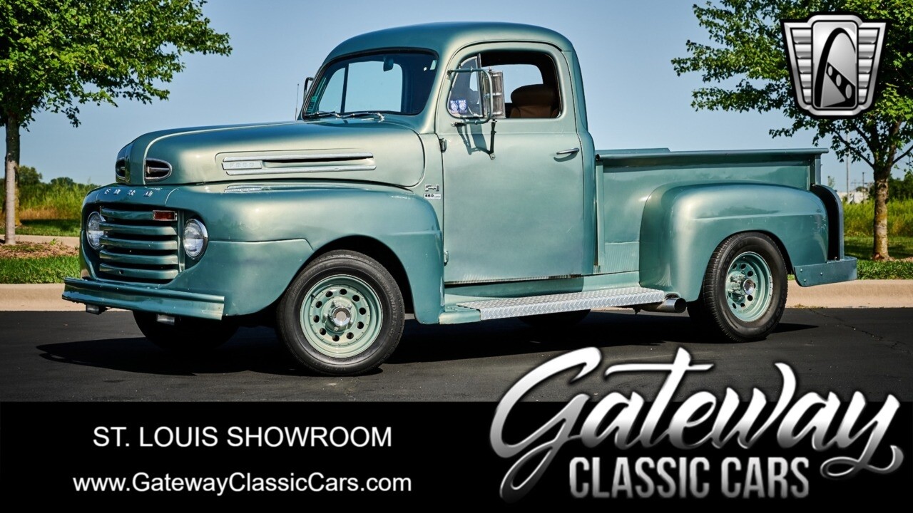 Green 1950 Ford F1  460CI V8 Automatic Available Now!