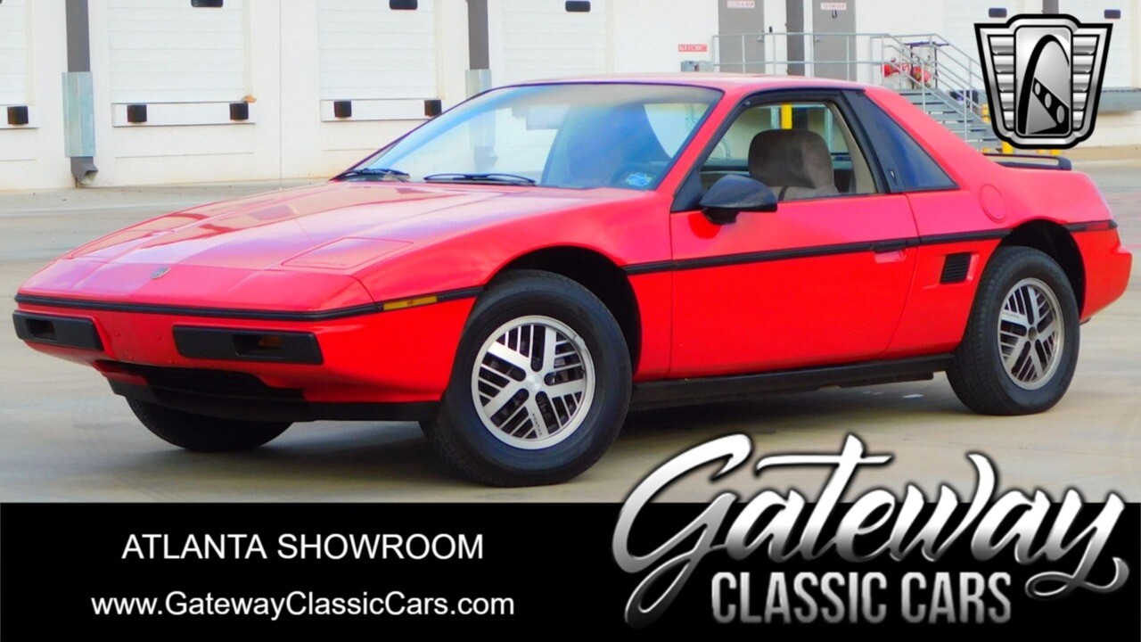 Red 1984 Pontiac Fiero  2.5L I4 F 4 Cylinder Automatic Available Now!