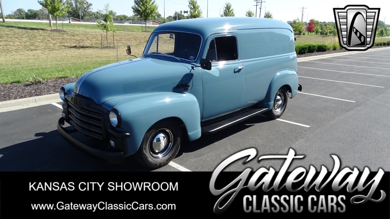 Blue 1954 GMC Panel Truck  I6 2-Speed Hydromatic Automatic Available Now!