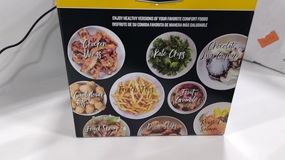 BELLA (14734) 5.3 Quart Touchscreen Air Convection Fryer, Black