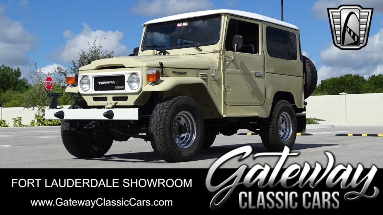 Beige 1979 Toyota Land Cruiser  4.2 Lit I6 4 speed Manual Available Now!