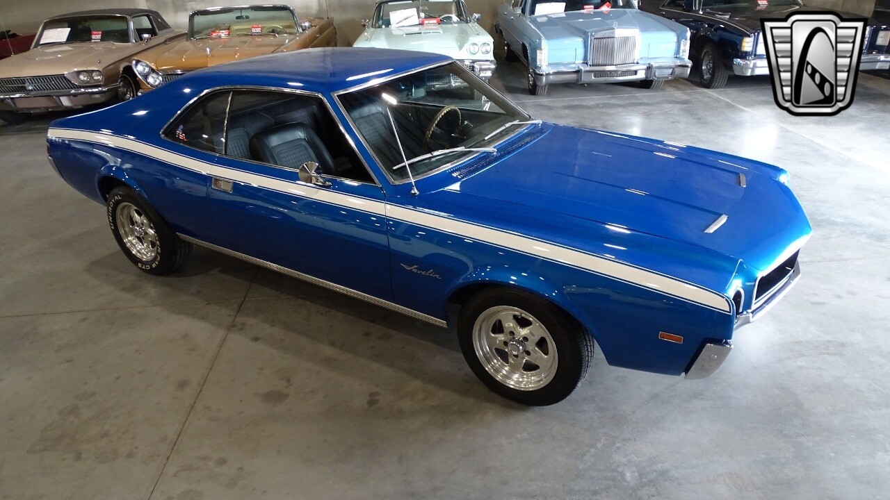 Blue 1968 Amc Javelin 390 Cid V8 Automatic Available Now! Used Amc