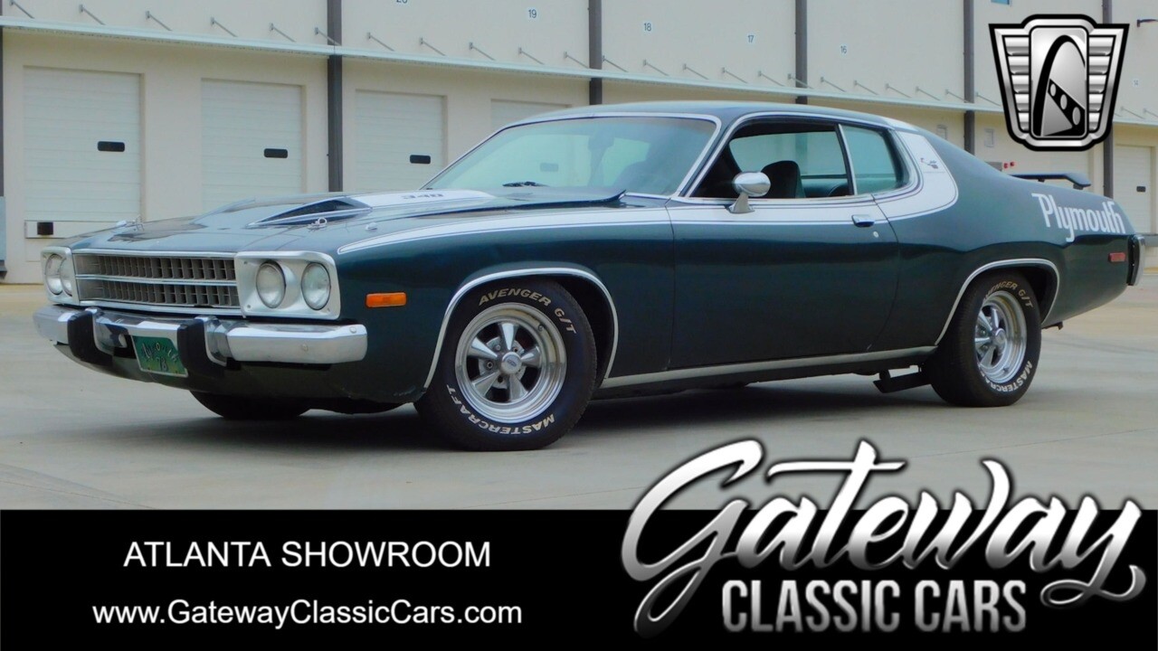 Green 1973 Plymouth Road Runner  V8 Automatic Available Now!