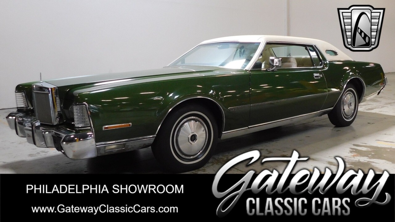 Green Diamond Fire Metallic 1973 Lincoln Mark IV  460 CID V8 Automatic Available